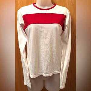 VTG Y2K Abercrombie Fitch Long Sleeve Color Block Crew Shirt